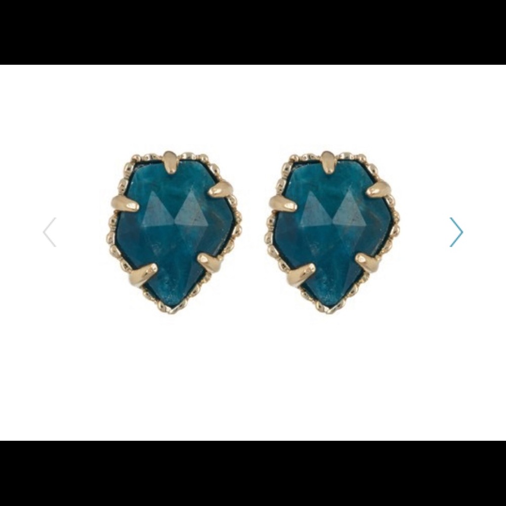 Kendra Scott Tessa Earrings in Aqua Apatite